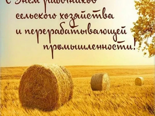 С Днём работника сельского хозяйства и перерабатывающей промышленности!